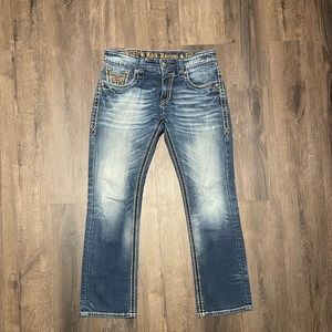 Rock Revival Dark Blue Jeans